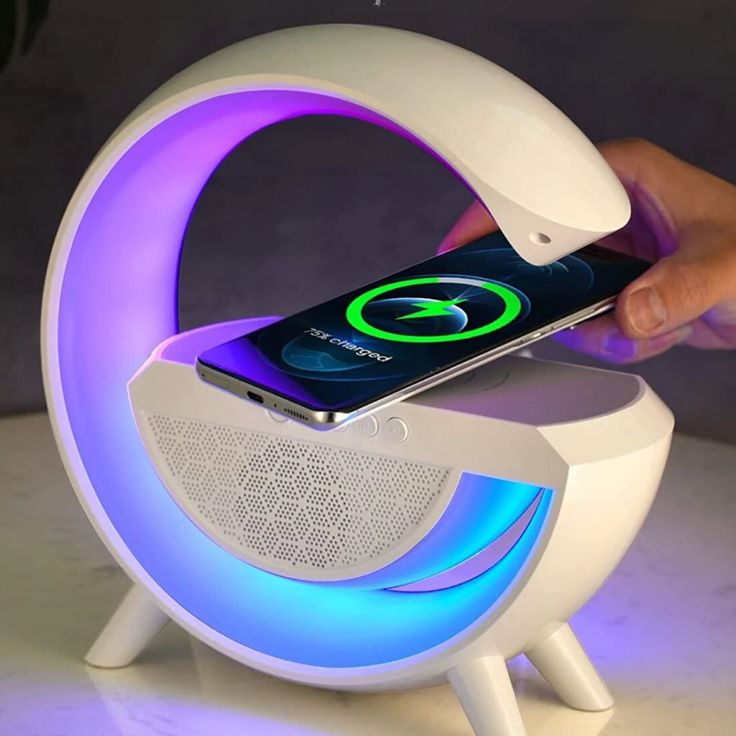 Led Wireless Charger Speaker